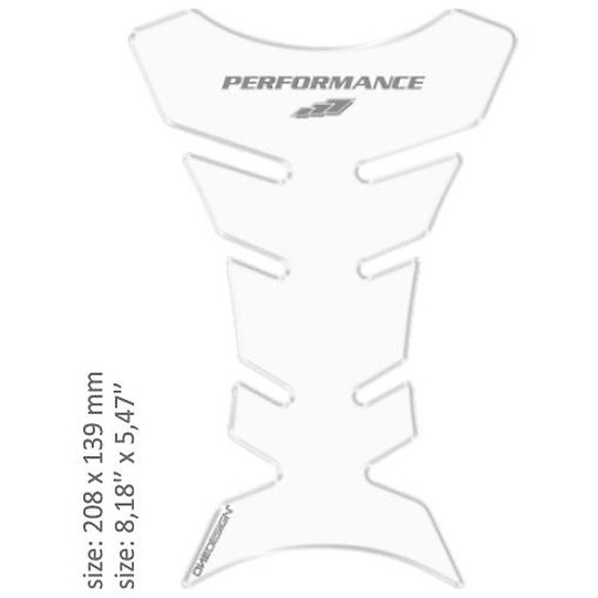 Protezione Adesiva Per Serbatoio Print In Resina Modello High Trasparente