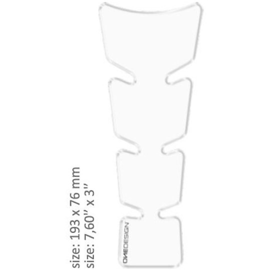 Protezione Adesiva Per Serbatoio Print In Resina Modello Trasparente XL