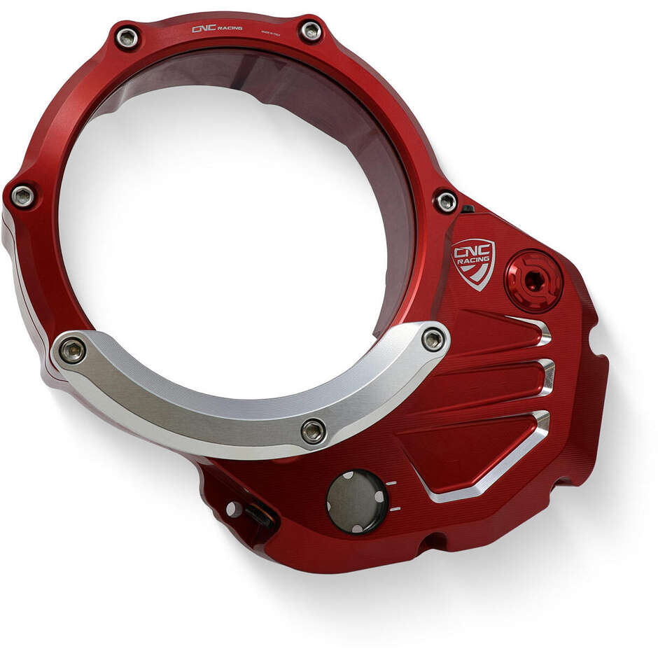 Protezione CAP01 per Carter trasparente frizioni ad olio Ducati CNC Racing Argento