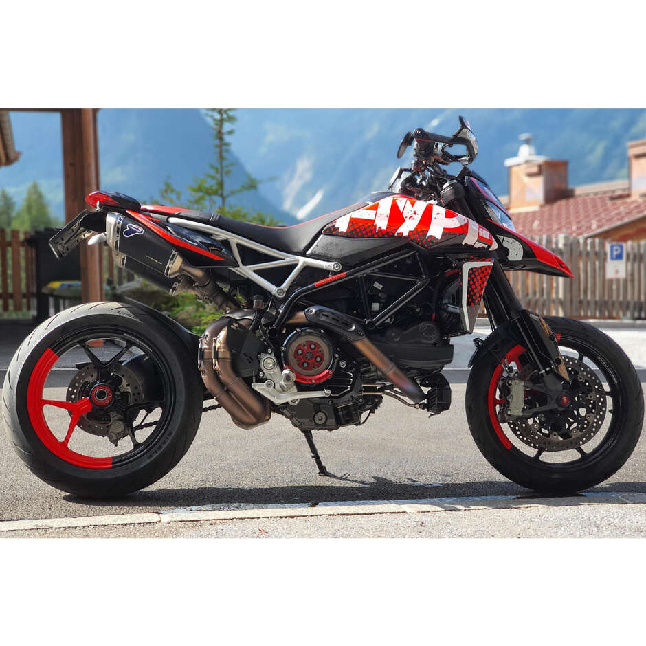 Protezione CAP01 per Carter trasparente frizioni ad olio Ducati CNC Racing Rosso