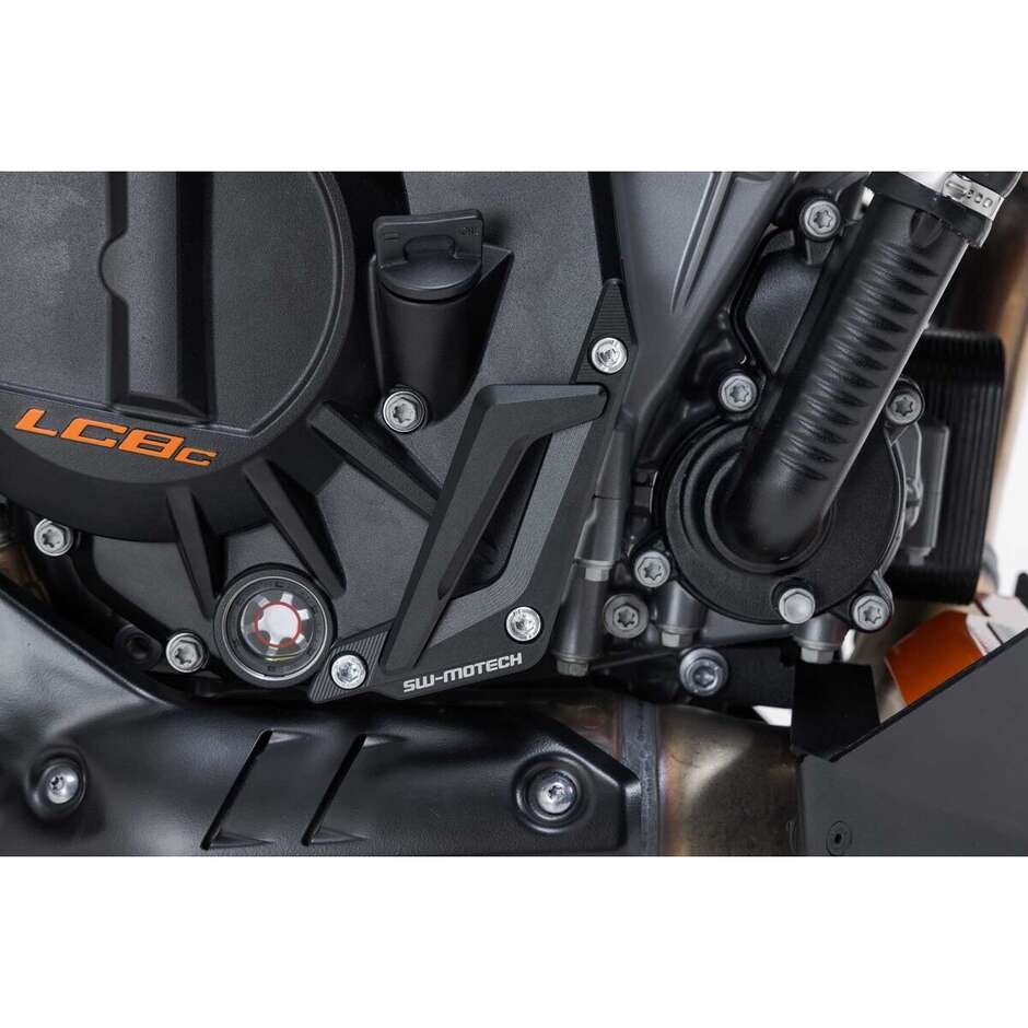 Protezione Coperchio Motore Nero Sw-Motech MSS.04.994.10100/B Per KTM 990 Duke (23-)