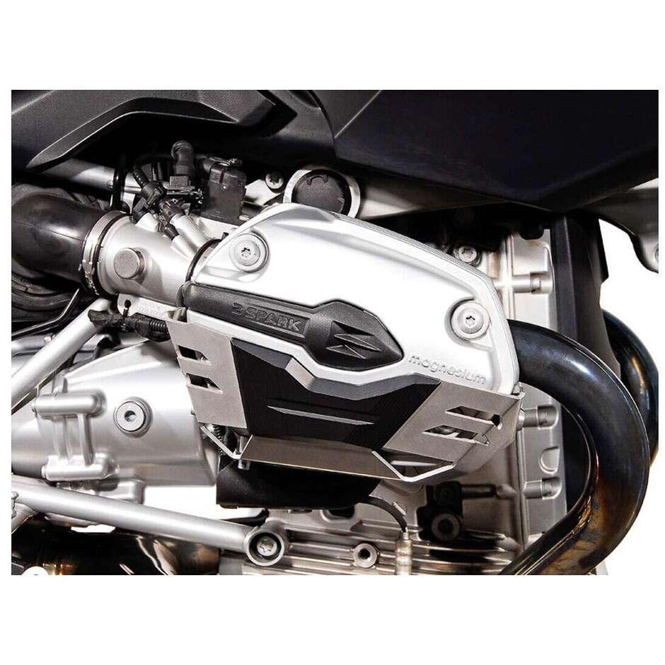 Protezione Del Cilindro Argento / Nero Sw-Motech MSS.07.709.10000/S Per BMW R1200 R/ ST/ GS/ Adventure
