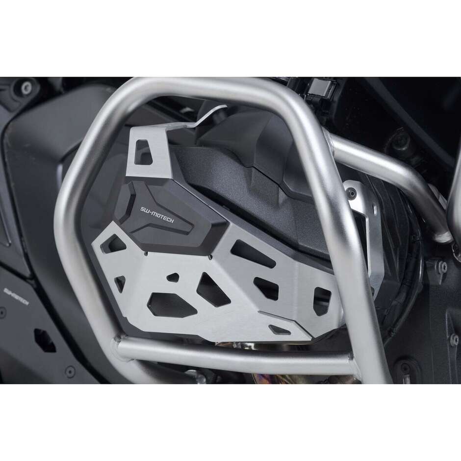 Protezione Del Cilindro Argento / Nero Sw-Motech MSS.07.975.10100 Per BMW R 1300 GS, R 1300 R/RS