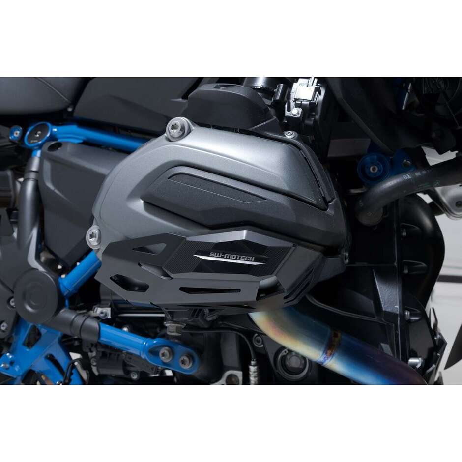 Protezione Del Cilindro Nero Sw-Motech MSS.07.781.10203/B Per Modelli BMW R 1200 (12-18)