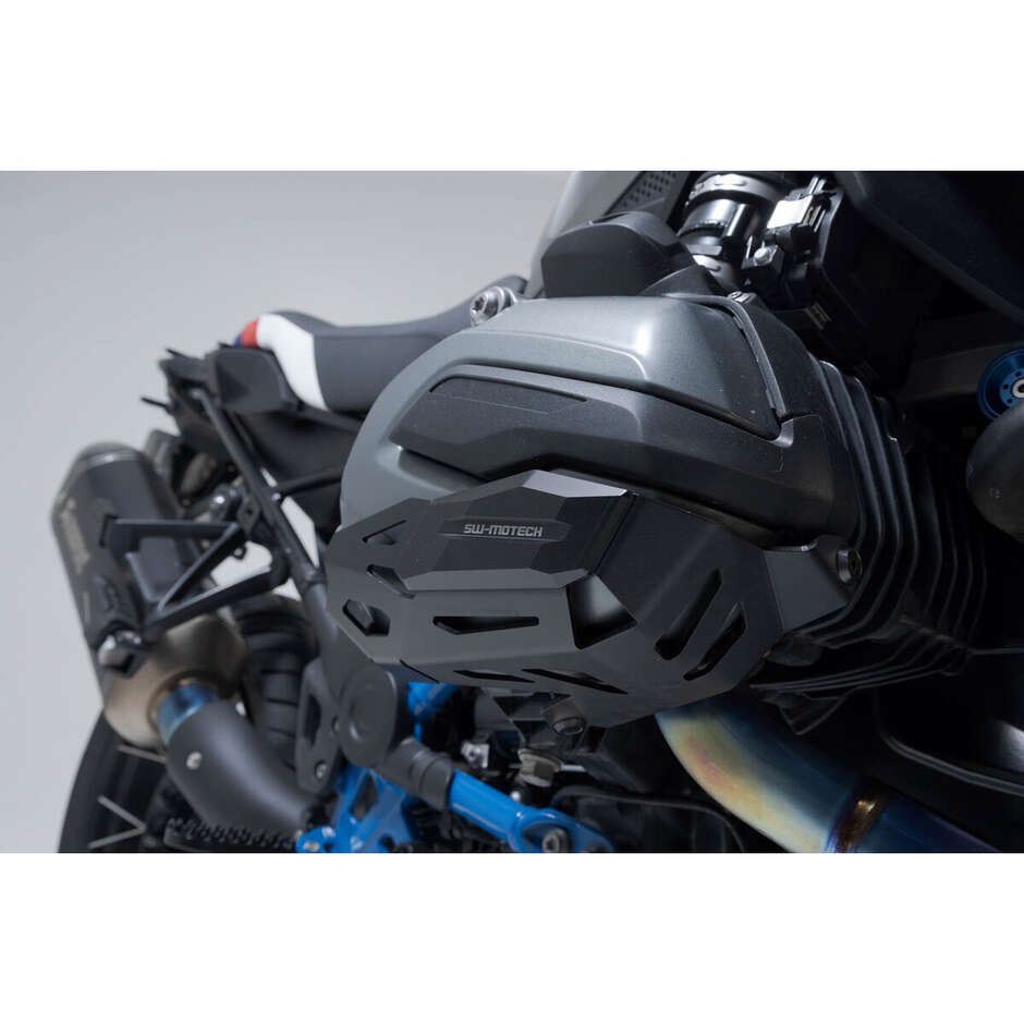 Protezione Del Cilindro Nero Sw-Motech MSS.07.781.10203/B Per Modelli BMW R 1200 (12-18)