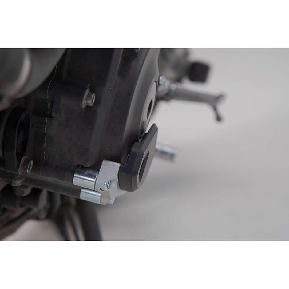 Protezione Del Coperchio Del Vano Motore Argento / Nero Sw-Motech MSS.06.564.10000 Per Yamaha MT-10 / SP (16-)