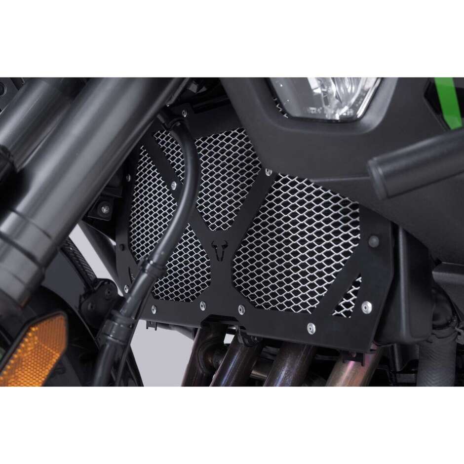 Protezione Del Radiatore Nero / Argento Sw-Motech KLS.08.922.10001 Per Versys 1000 (18-) / 1100 (24-)