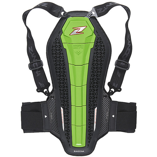 Protezione Paraschiena Moto Zandonà HYBRID BACK PRO X6 Verde taglia S