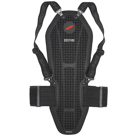 Protezione Paraschiena Moto Zandonà NETCUBE BACK PRO x8 Nero taglia S