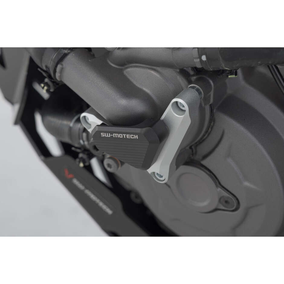 Protezione Pompa Acqua Nero / Argento Sw-Motech SCT.22.114.10002 Per Modelli Ducati
