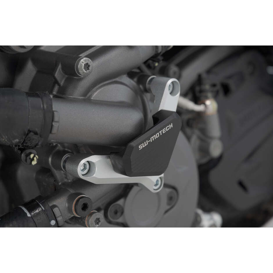 Protezione Pompa Acqua Nero / Argento Sw-Motech SCT.22.114.10002 Per Modelli Ducati