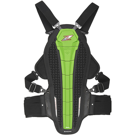 Protezione Paraschiena Moto Zandonà HYBRID BACK PRO X6 Verde Livello 2  Vendita Online 