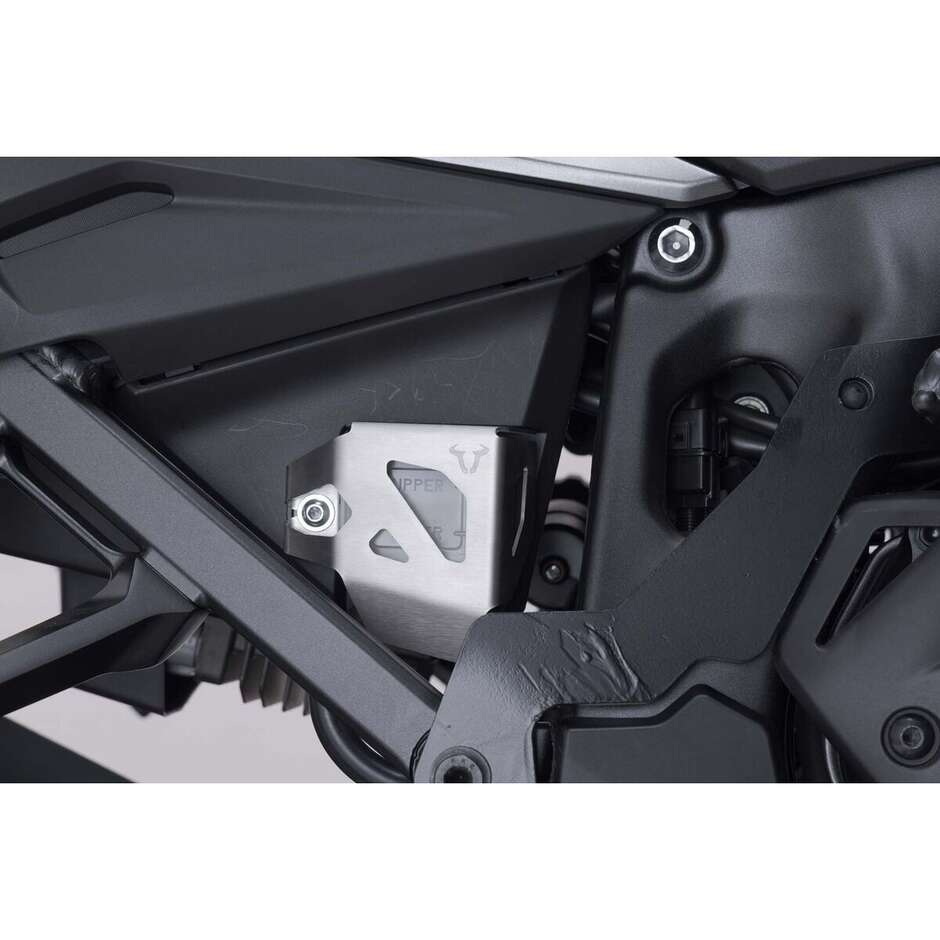 Protezione Serbatoio Liquido Dei Freni Argento Sw-Motech SCT.05.174.10000/S Per Suzuki DL1000, Honda CRF1000L/1100L