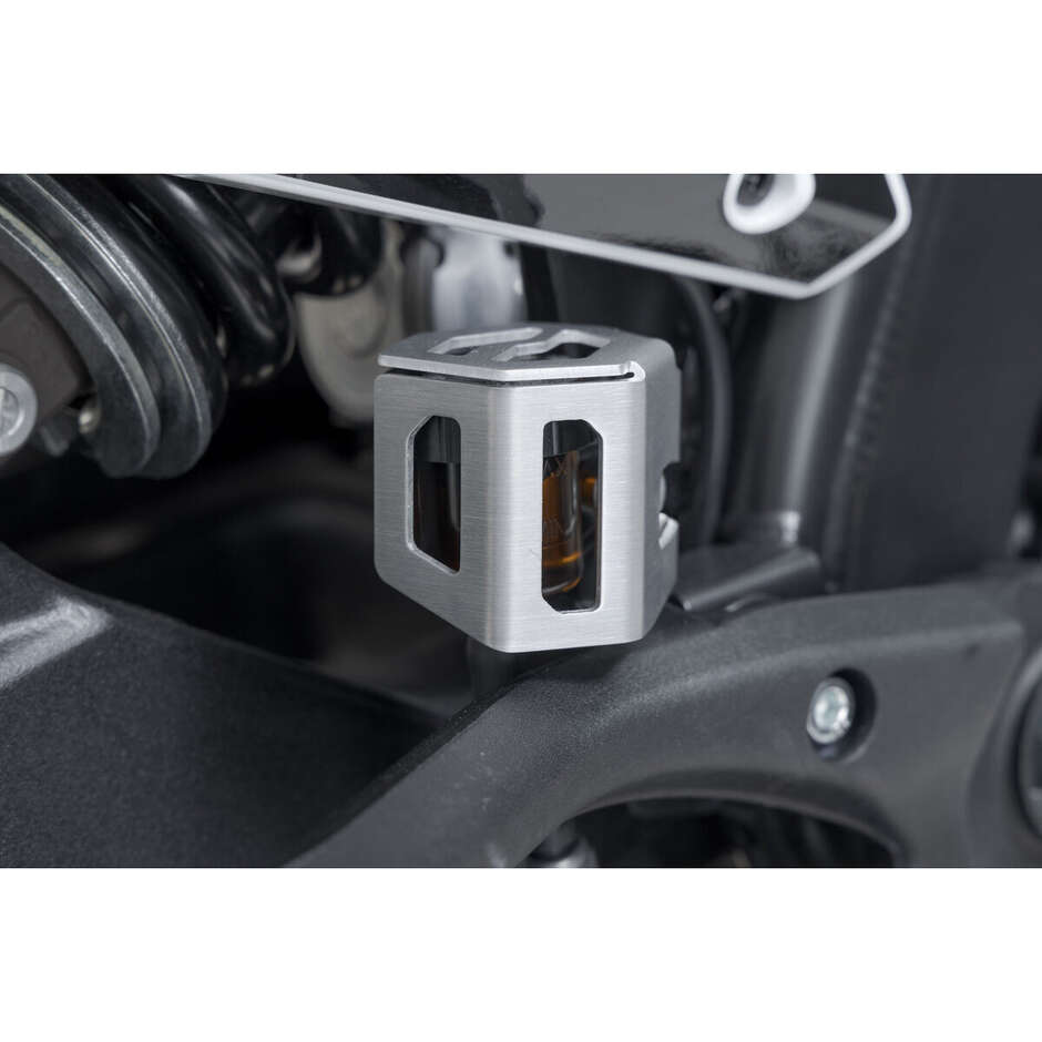 Protezione Serbatoio Liquido Dei Freni Argento Sw-Motech SCT.07.174.10102/S Per Modelli BMW / Ducati / KTM / Husqvarna