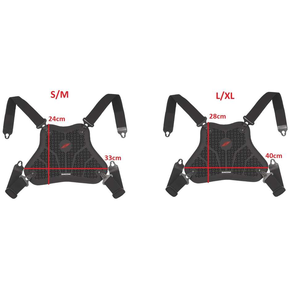 Protezione Torace Zandonà NETCUBE ARMOUR CHEST Livello 2 - S/M