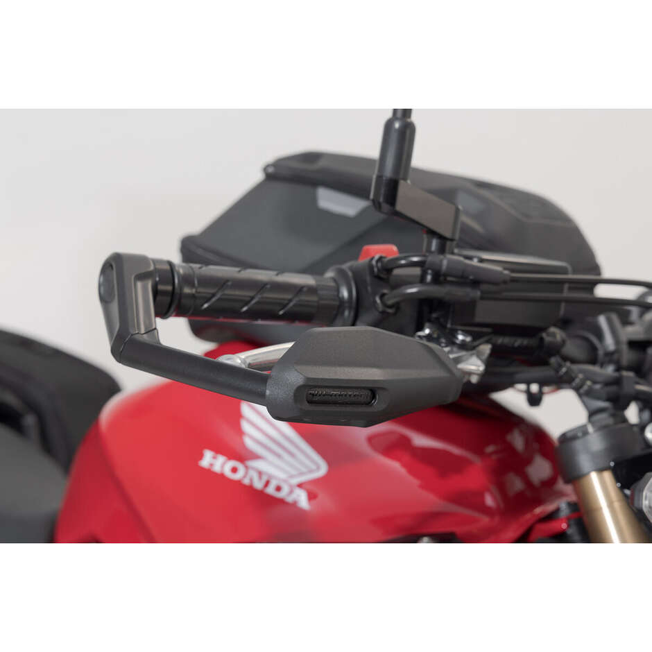 Protezioni Della Leva Con Deflettore Vento Nero Sw-Motech LVG.01.529.11000/B Per Honda CB650R, CB500F, CB500 Hornet