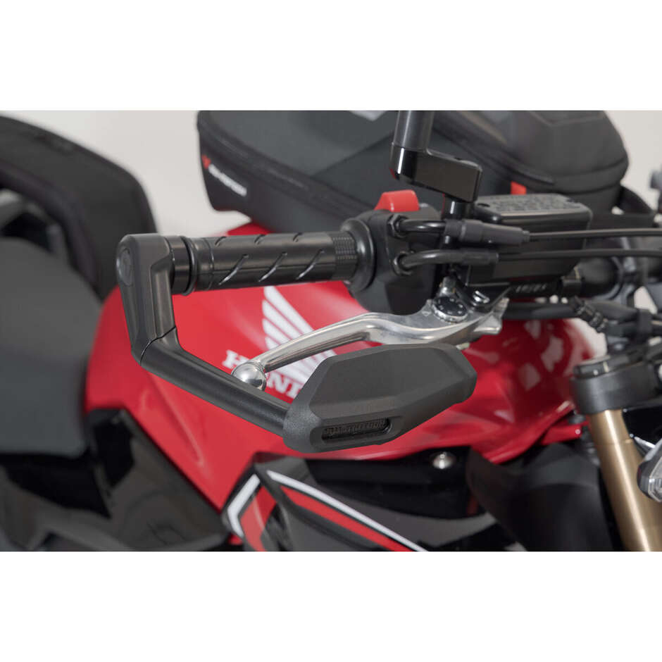 Protezioni Della Leva Con Deflettore Vento Nero Sw-Motech LVG.01.529.11000/B Per Honda CB650R, CB500F, CB500 Hornet