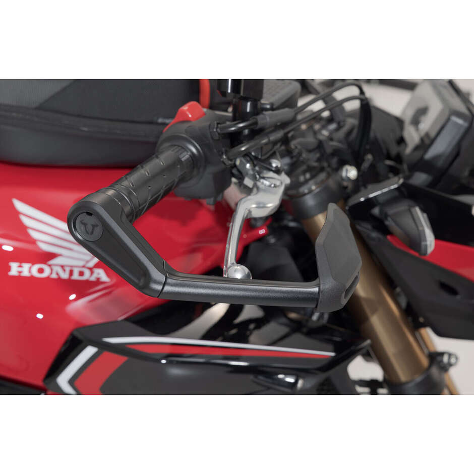 Protezioni Della Leva Con Deflettore Vento Nero Sw-Motech LVG.01.529.11000/B Per Honda CB650R, CB500F, CB500 Hornet