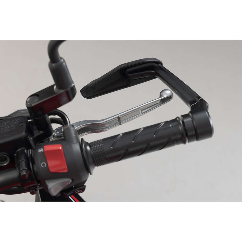 Protezioni Della Leva Con Deflettore Vento Nero Sw-Motech LVG.01.529.11000/B Per Honda CB650R, CB500F, CB500 Hornet