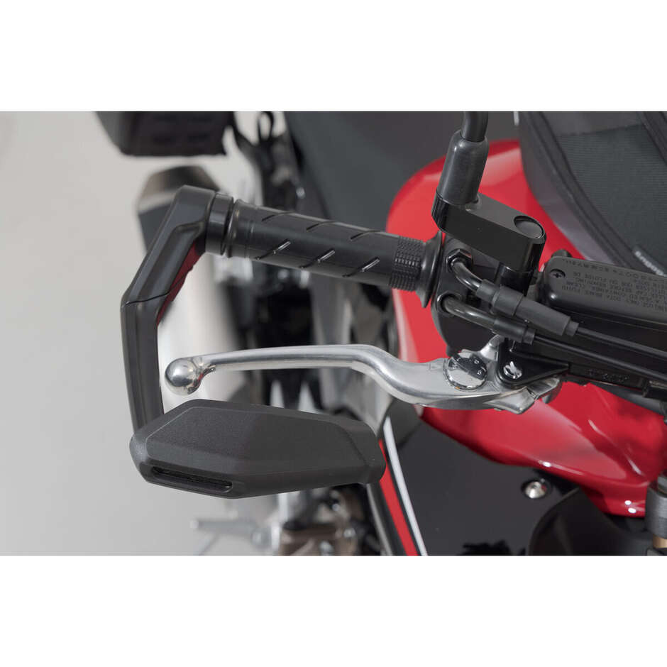 Protezioni Della Leva Con Deflettore Vento Nero Sw-Motech LVG.01.529.11000/B Per Honda CB650R, CB500F, CB500 Hornet