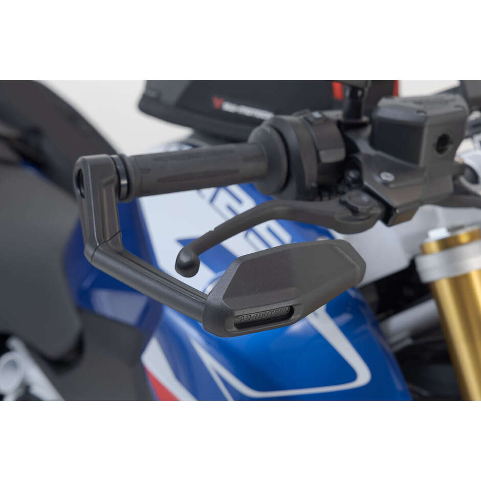 Protezioni Della Leva Con Deflettore Vento Nero Sw-Motech LVG.07.913.11001/B Per Modelli BMW