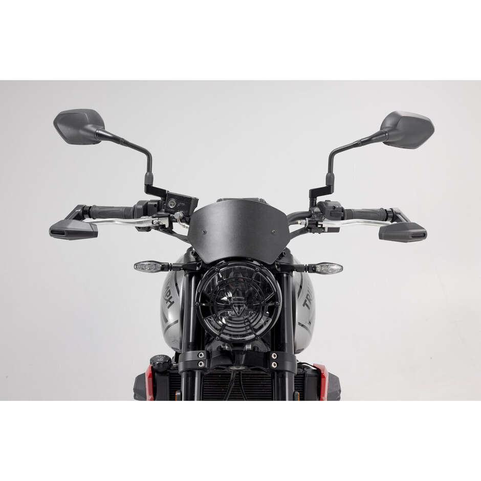 Protezioni Della Leva Con Deflettore Vento Nero Sw-Motech LVG.11.842.11000/B Per Per modelli KTM / Triumph