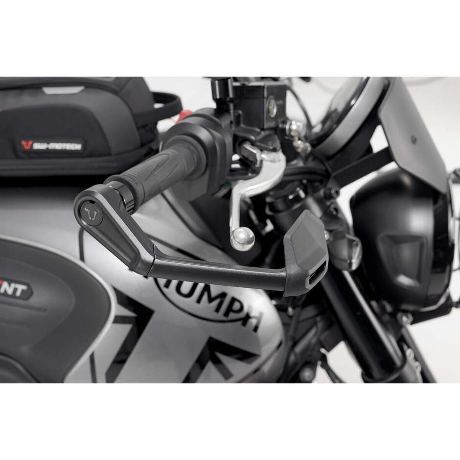 Protezioni Della Leva Con Deflettore Vento Nero Sw-Motech LVG.11.842.11000/B Per Per modelli KTM / Triumph