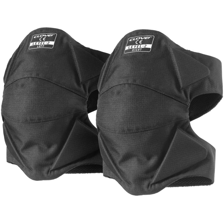 Protezioni Moto Ginocchio Clover KNEE PRO 2 CE PROTECTOR Nero