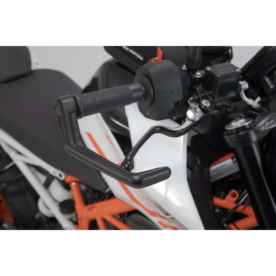 Protège-leviers noirs SW-Motech LVG.04.882.10000/B pour 390 Duke, Monster 937, MT-03, Tuono 1100