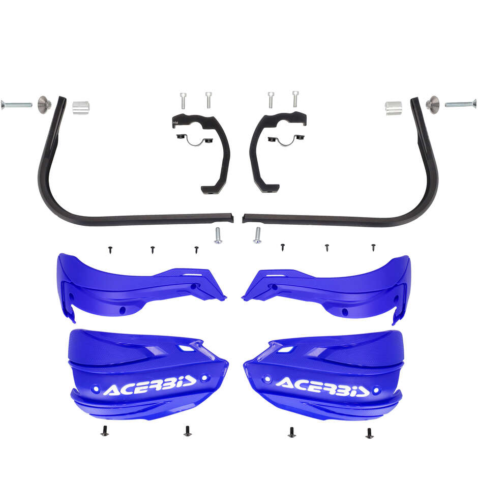 Protège-mains Acerbis ADV TYPE B pour HONDA CRF 300 L (2021-2026) (Bleu/Blanc)