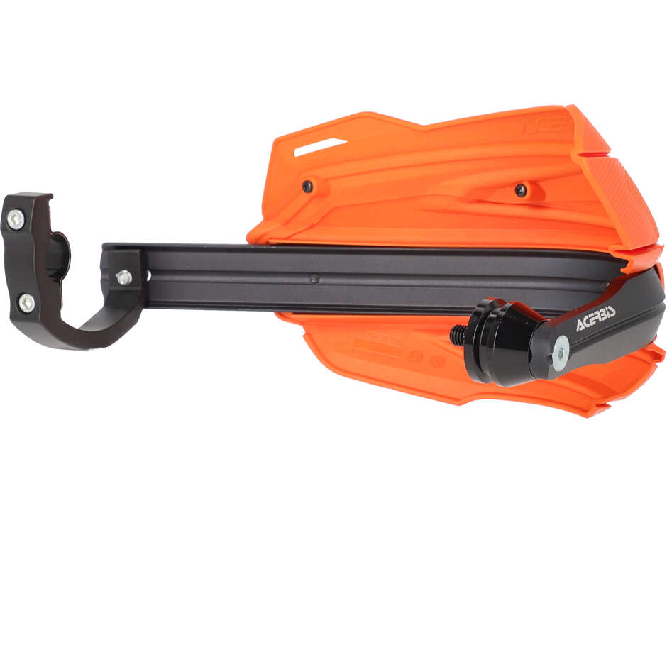 Protège-mains Acerbis ADV TYPE C pour BMW R 1300 GS / R 1300 GS Trophy (2024-2026) (Orange/Noir)