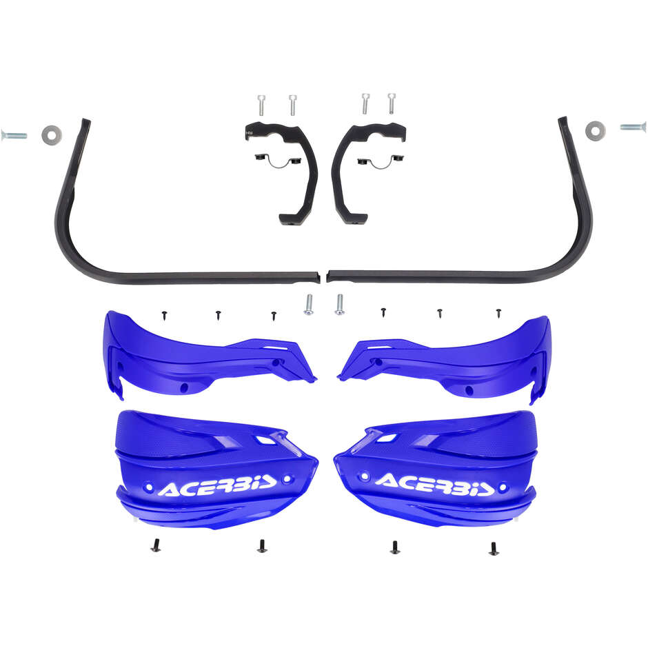 Protège-mains Acerbis ADV TYPE D pour YAMAHA Tenere 700 (2024-2026) et autres modèles (Bleu/Blanc)