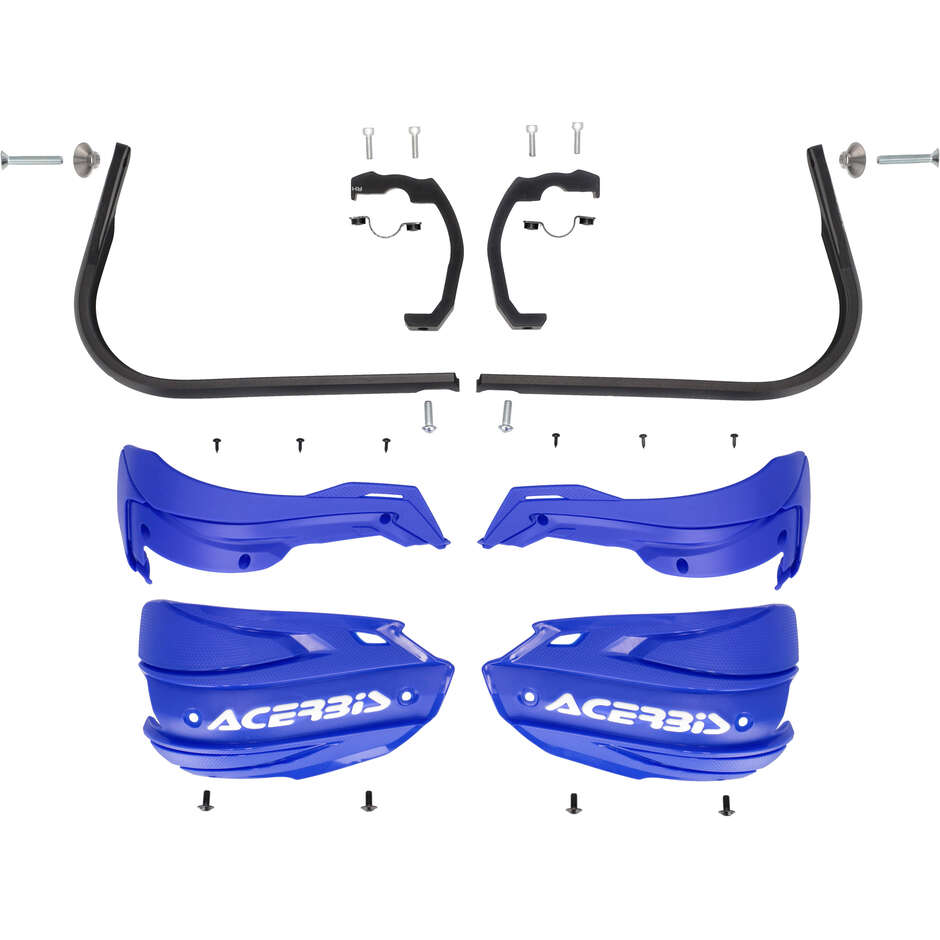 Protège-mains Acerbis ADV TYPE E pour BENELLI TRK 702 (2024-2026) et autres modèles (Bleu/Blanc)