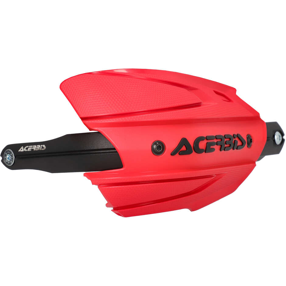 Protège-mains Acerbis ADV TYPE E pour BENELLI TRK 702 (2024-2026) et autres modèles (Rouge/Noir)