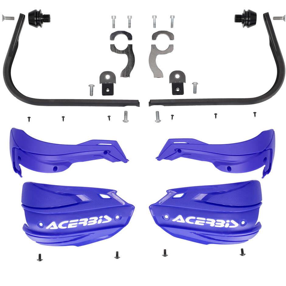 Protège-mains Acerbis ADV TYPE F pour HONDA Africa Twin 1100 L (2024-2026) (Bleu/Blanc)