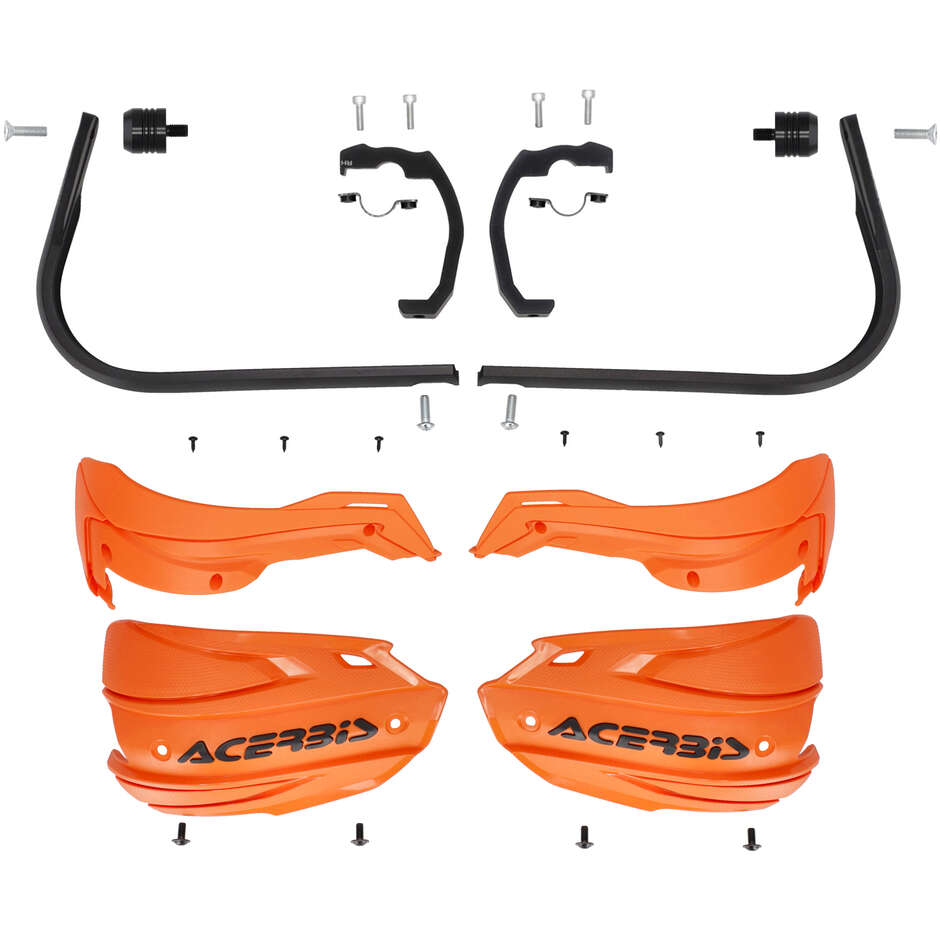 Protège-mains Acerbis ADV TYPE L pour SUZUKI V-Strom 800 DE (2023-2026) (Orange/Noir)