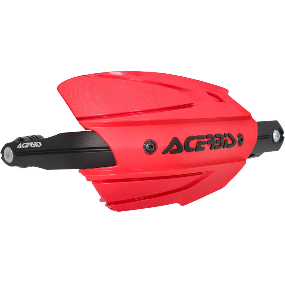 Protège-mains Acerbis ADV TYPE L pour SUZUKI V-Strom 800 DE (2023-2026) (Rouge/Noir)