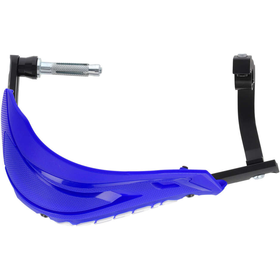Protège-mains Acerbis ADV TYPE P pour CFMOTO 450 MT (2024-2026) et autres modèles (Bleu/Blanc)