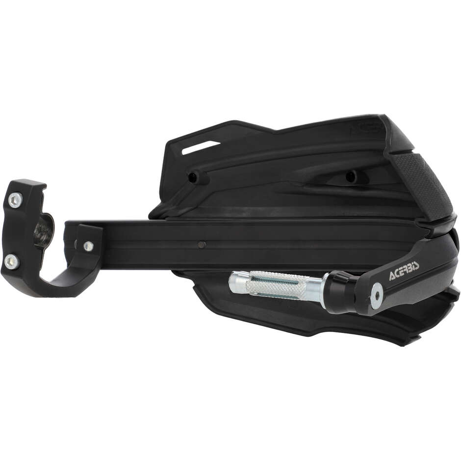 Protège-mains Acerbis ADV TYPE P pour CFMOTO 450 MT (2024-2026) et autres modèles (Noir/Blanc)