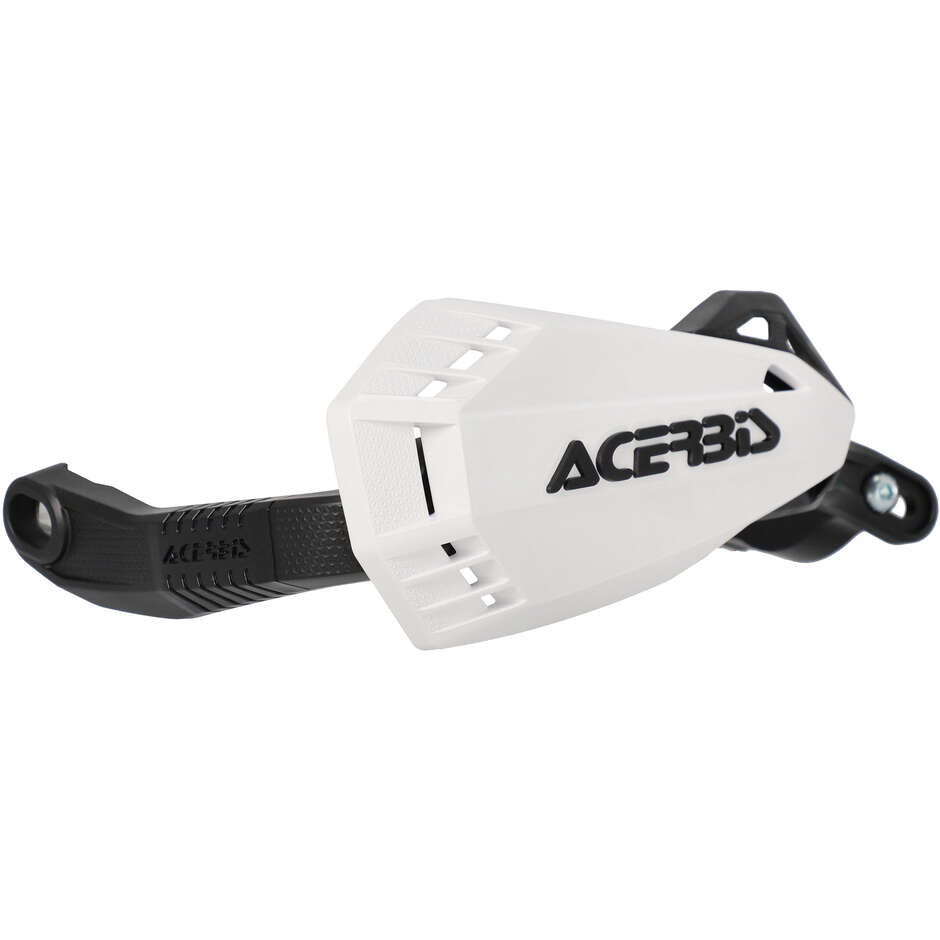 Protège-mains Acerbis FIRSTMOTO pour Minimoto Cross Enduro Blanc Noir