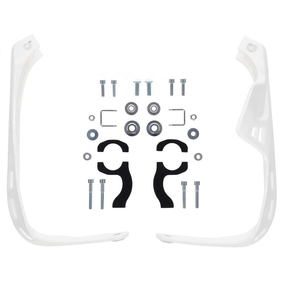 Protège-mains Acerbis RALLY BRUSH Cross Enduro pour ROYAL ENFIELD Himalayan (24-25) Blanc