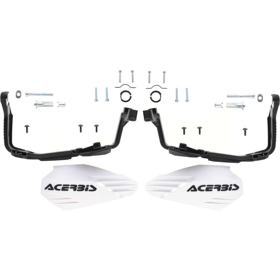Protège-mains Acerbis X-HANDGUARDS Cross Enduro Blanc Noir
