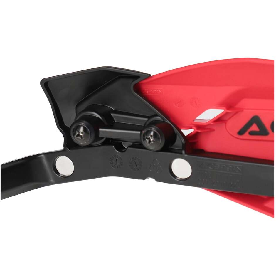 Protège-mains Acerbis X-HANDGUARDS Cross Enduro Bordeaux Noir