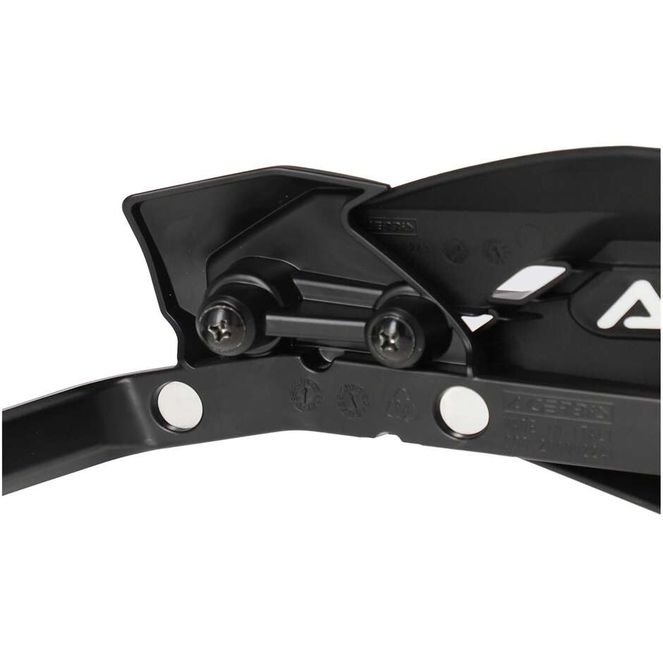 Protège-mains Acerbis X-HANDGUARDS Cross Enduro Noir Blanc