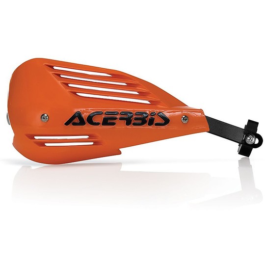 Protège-mains de moto Cross Enduro Universal Acerbis Endurance avec kit de montage orange