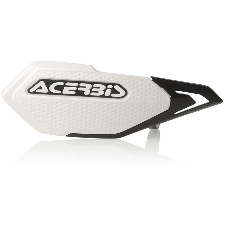 Protège-mains Moto Acebis X-ELITE Cross Enduro Blanc Noir