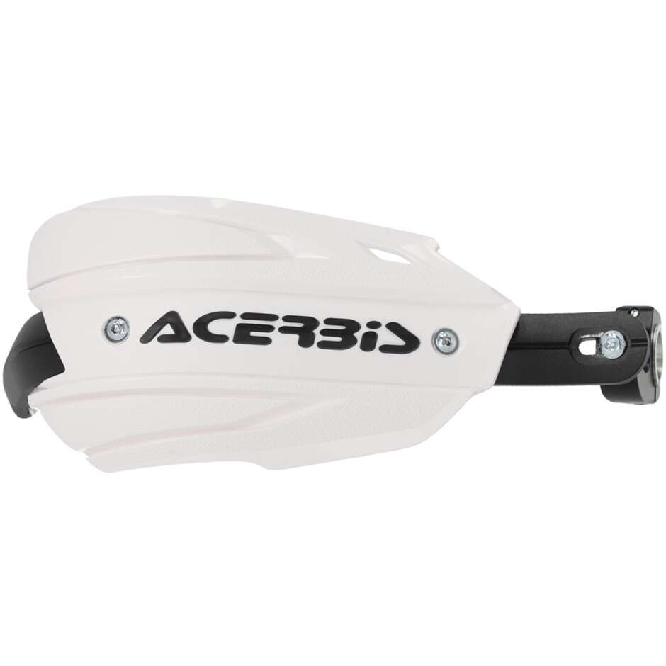 Protège-mains Motocross Enduro ACERBIS ENDURANCE-X Blanc Noir