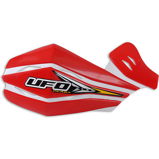 Protège-mains universels Moto Cross Ufo Claw Rouge