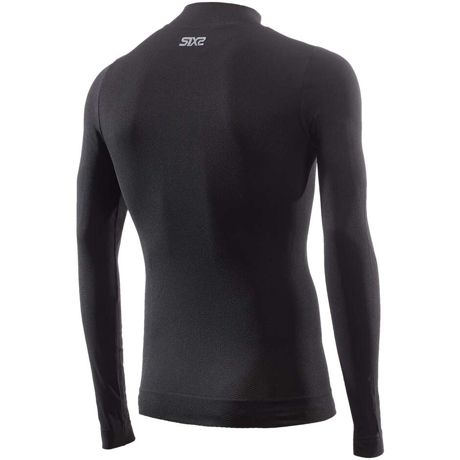 Pull à col roulé intime Sixs TS3 V2 All Black 4 Seasons