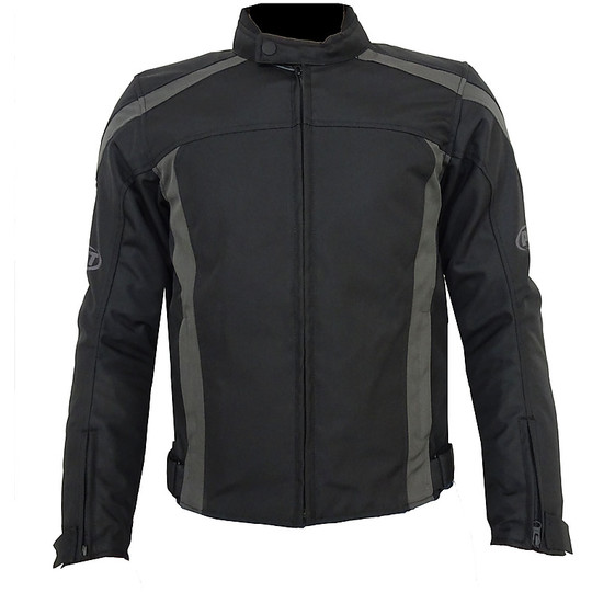PXT Short Man Motorcycle Jacket Black Gray Waterproof